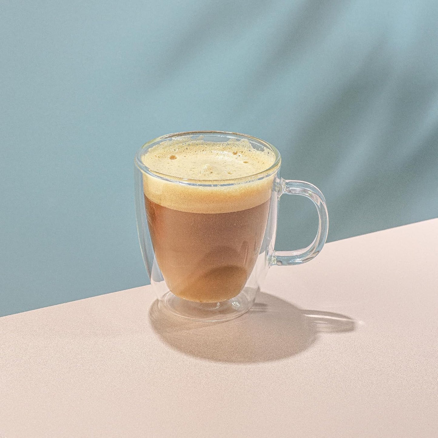 Double Wall Glass Coffee Mug – Elegant & Practical for Hot and Cold Drinks